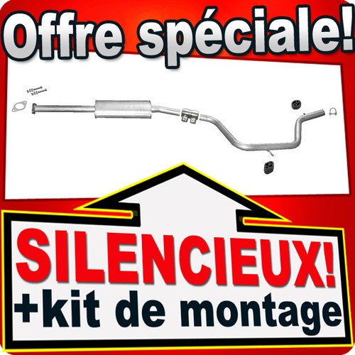 Silencieux intermédiaire pour - silencieux,