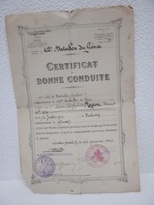 CERTIFICAT de BONNE CONDUITE -