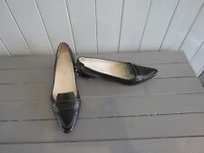 TOD'S ESCARPINS A TALONS CUIR NOIR P 40 TOD'S