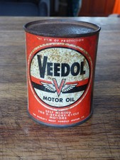 Ancien Bidon D'huile VEEDOL 2 Temps dosette de préparation 5 litres COLLECTION