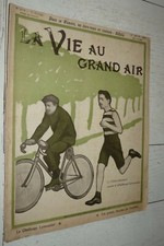 VIE GRAND AIR 1904 MOTO RIGAL TURF AUTOMOBILE PACKARD AVIRON GAND RUGBY RACING