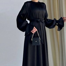 Robe Femme Abaya Kaftan Musulman Dubaï Caftan Robe Fête Islamique Robe Maxi