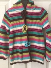 Girls Savanah Striped Sweater