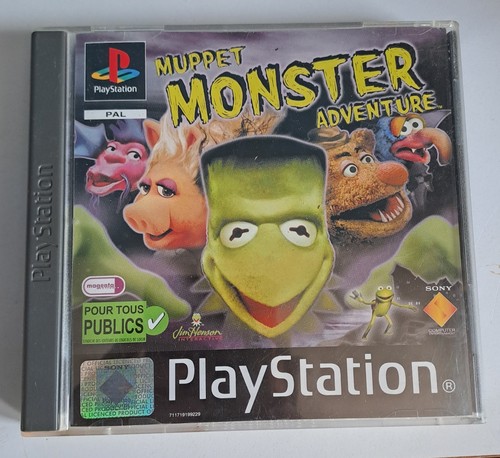 Jeu ps1 muppet monster - jeu,