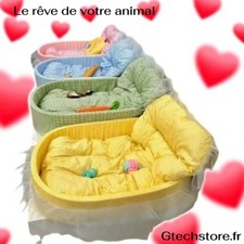 Canapé-lit Princesse pour Chat & Chien – Doux, Lavable & Universel