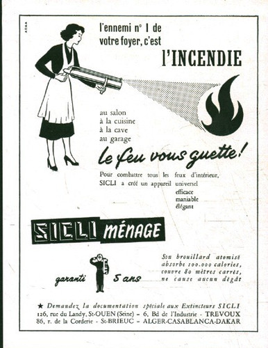 Publicité ancienne appareil