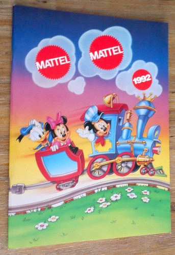 Mattel catalogue 1992 disney - mattel,