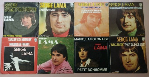 Lot vinyles 45t - 45t, serge