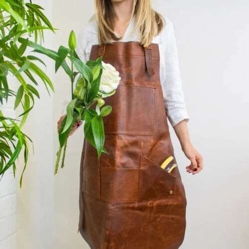 Tablier cuir véritable - tablier, en