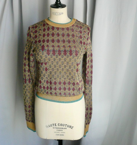 Chanel pull léger doré - pull,