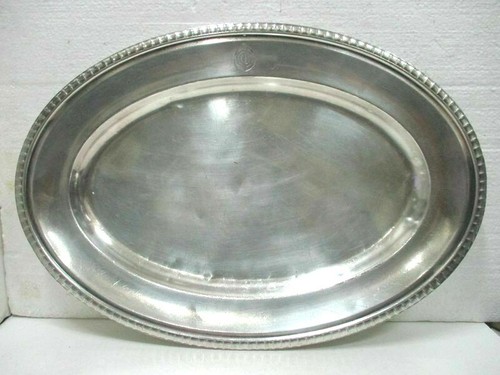 Grand plat ovale - , (christofle)
