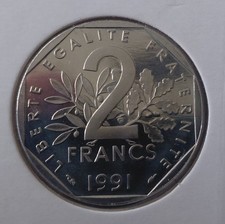 FRANCE 1991 - 2 FRANCS SEMEUSE