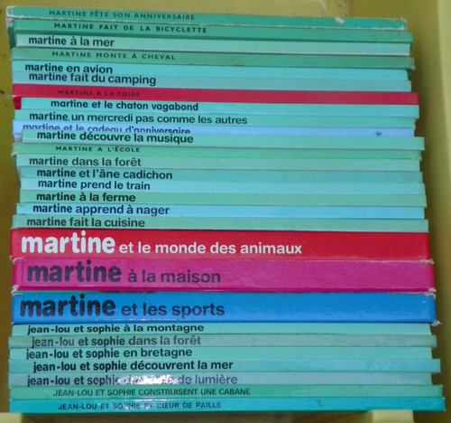 Martine lot livres et 3 - de, 18