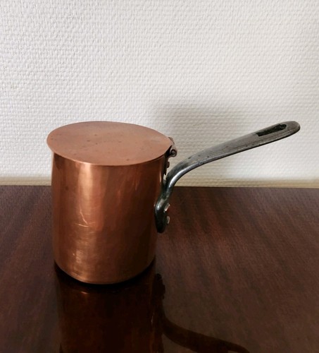 Ancien pot graisse cuivre - ancien, à