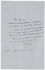 Gustave FLAUBERT / Lettre