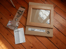 Neuf : Porte vitrée (d'étagère) BILLY BYOM (IKEA) plaqué chene 40 x 35 cms