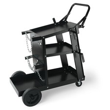 VEVOR Chariot de Soudage Chariot Poste à Souder 3 Niveaux 181,4kg​​ Roues 360°