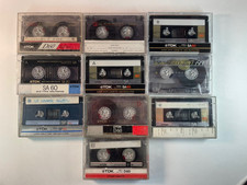 Lot De 10 TDK cassette k7 audio diverses Vierges Enregistrées
