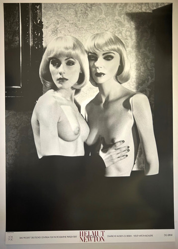 Two girls helmut newton - girls, by