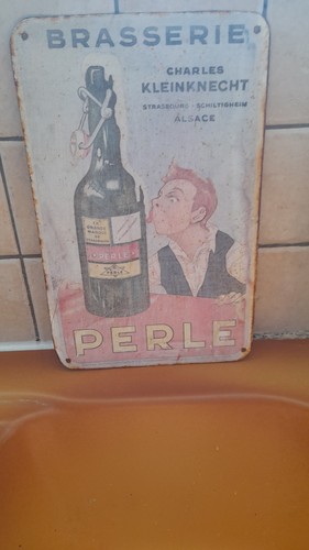 Plaque tole publicitaire - plaque,