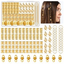 100 pièces bijoux cheveux - pièces,