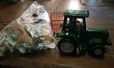 Vintage - Lot figurines Animaux de la Ferme avec son Tracteur à Friction 60's