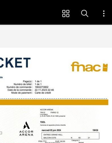 Place concert tool paris - place,