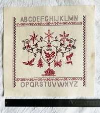 broderie point de croix finie