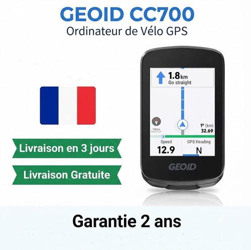 Compteur vélo gps geoid cc700 - gps,