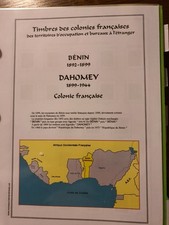 Timbres de l'ancien Benin et Dahomey avant l'indépendance.