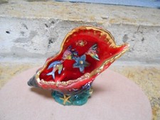 Lampe Veilleuse ancienne en céramique de VALLAURIS Coquillage Moule