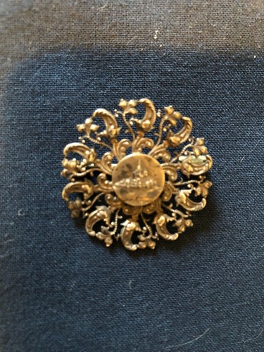 Broche ancienne métal - ancienne,