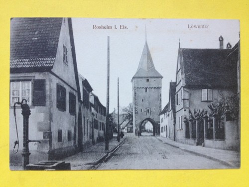 Cpa ecrite 1919 alsace - 1919,