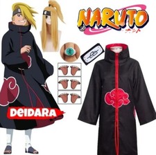 Naruto Déguisement Deidara Cosplay + Wig  costume akatsuki 4 Pcs du XS au XXL 