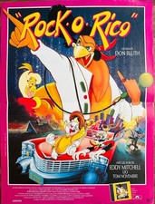 Affiche Cinéma ROCK O RICO 40x60cm Poster / Don Bluth / Eddy Mitchell