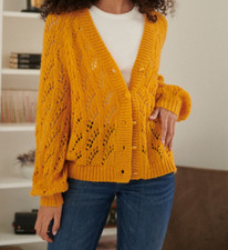Gilet jaune moutarde laine &