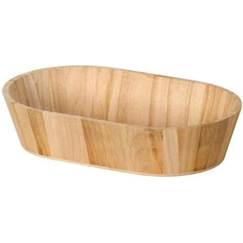 Corbeille bac ovale bois - -,