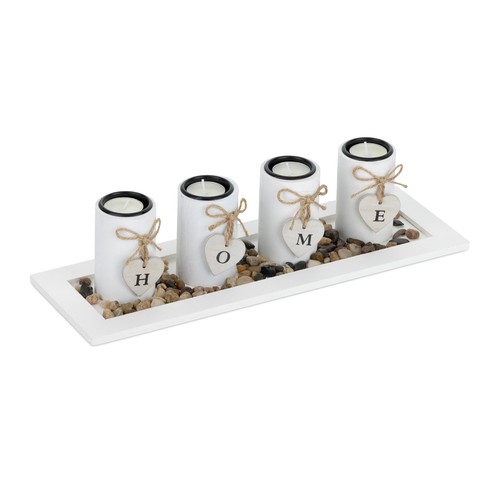 Porte bougies avec - porte-bougies,