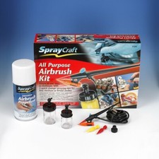 Modelcraft SP20K Aérographe SprayCraft SP20 Avec Accessoires De Modélisme