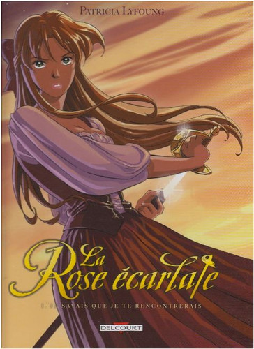 Rose ecarlate tome - rose,