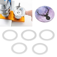 5Pcs Badge Machine Gasket
