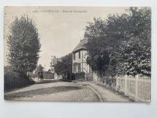 POURVILLE - Route de Varengeville . Datée de 1917
