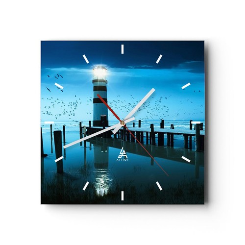Horloge murale verre - horloge,