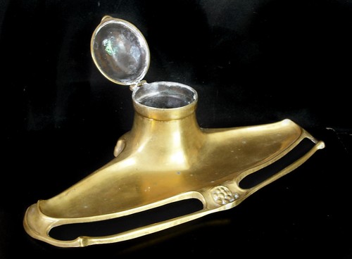 Encrier art nouveau c1900 - encrier, art-nouveau