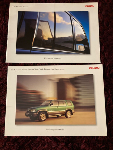Isuzu trooper brochure 1998 - 1998,