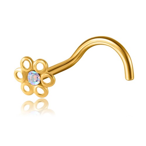 Stud nez plaqué - nez, or