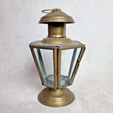 Lanterne ancienne laiton - laiton, verre