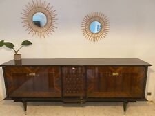 Buffet ENFILADE  ART DECO Ebene de Macassar par NF  unifa 1969