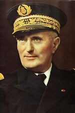 ww2 Photo Darlan Vichy Pétain PPF RNP Milice Police Doriot Gendarmerie Casque 