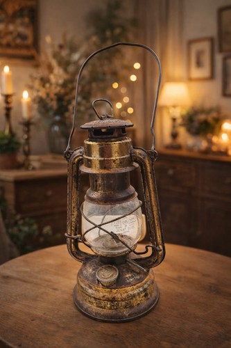 Lampe tempête vintage